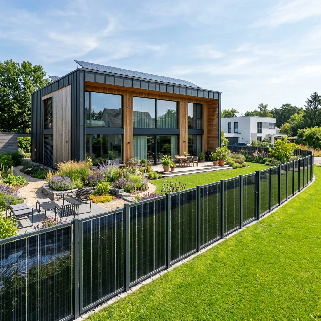 Solarzaun: Photovoltaik am Gartenzaun als innovative Alternative